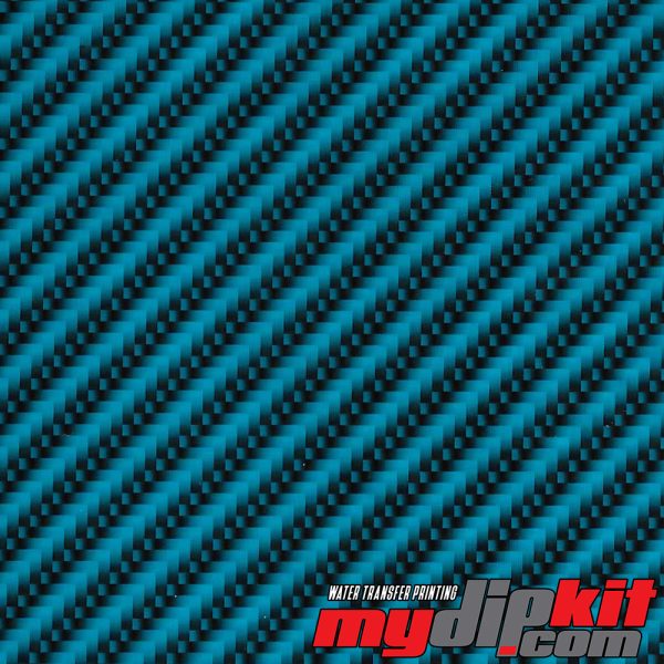 blue and black diagonal carbon fiber