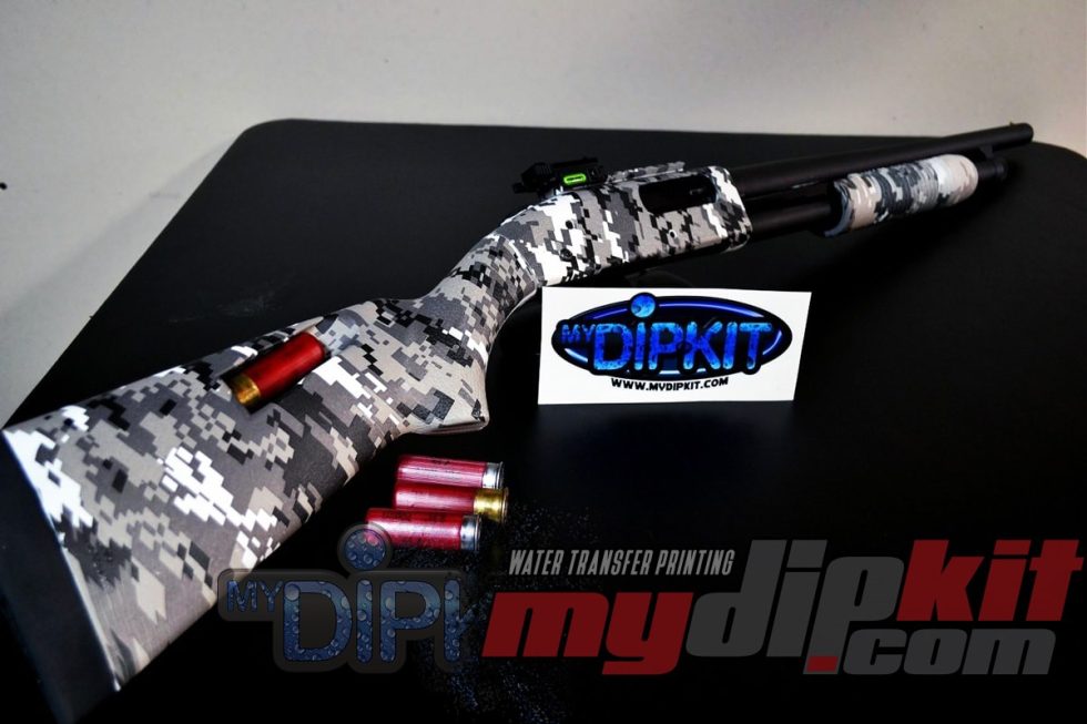 BLACK GRAY CLEAR DIGITAL CAMO - SHOTGUN