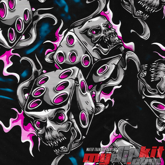 Hot Dice Blue and Pink - Additional-Pattern